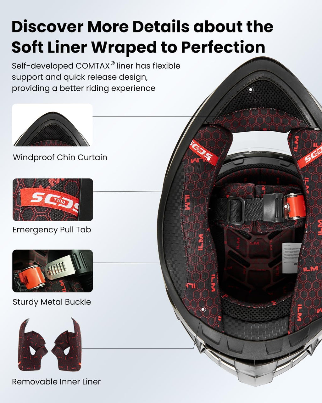 Motorcycle Helmet Full Face with Pinlock Compatible Clear&Tinted Visors and Fins Street Bike Motocross Casco DOT Model Z501(Legend Green, Medium)