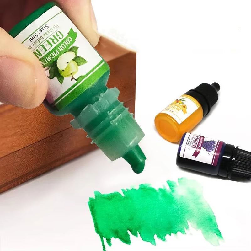 Epoxy Pigment 24 Colors 5Ml Epoxy Resin Dye Liquid Epoxy Resin Colorant for Resin Art Paint Jewellery Crafts Coloring